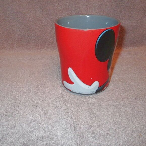 90s Vintage DISNEY Store MICKEY Mouse MUG Coffee Cup REVERSIBLE Stoneware 16oz - Picture 3 of 8